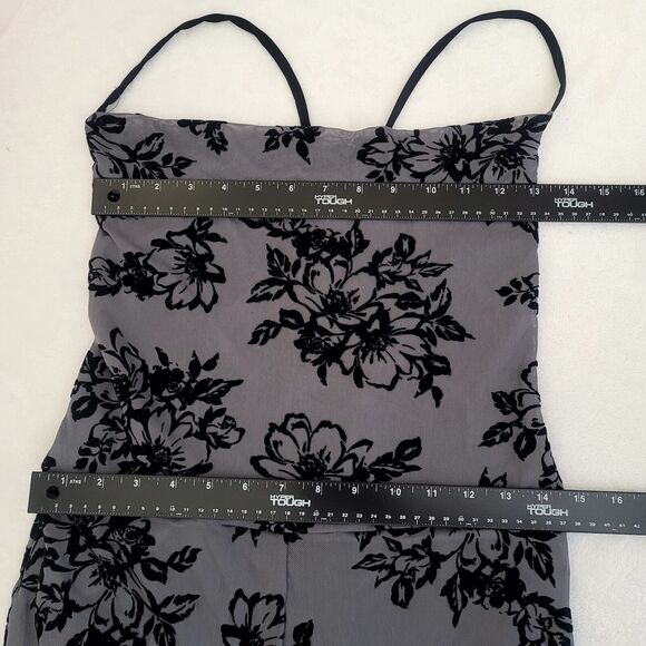 Vintage Velvet Burnout Jumpsuit - Picture 6 of 8